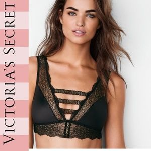 Victoria's Secret Lace Bra Bralette Longline Lace
